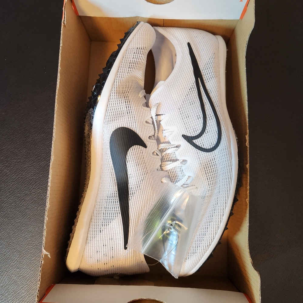 Nike Zoom Mamba 6 Track and Field Spikes sz 9.5 Mens New White